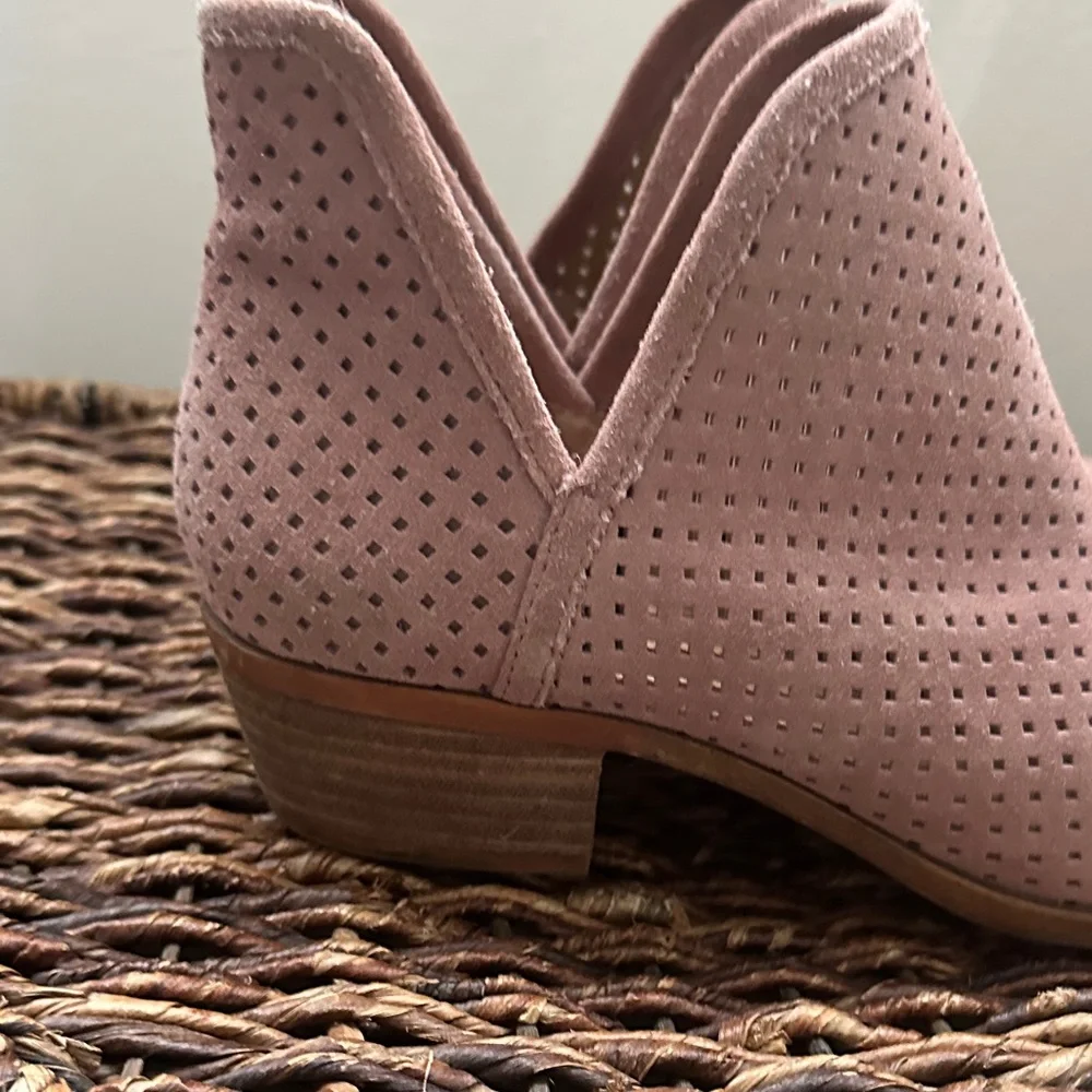 Lucky Brand Blush Perforated Ankle Booties - Picture 5 of 5